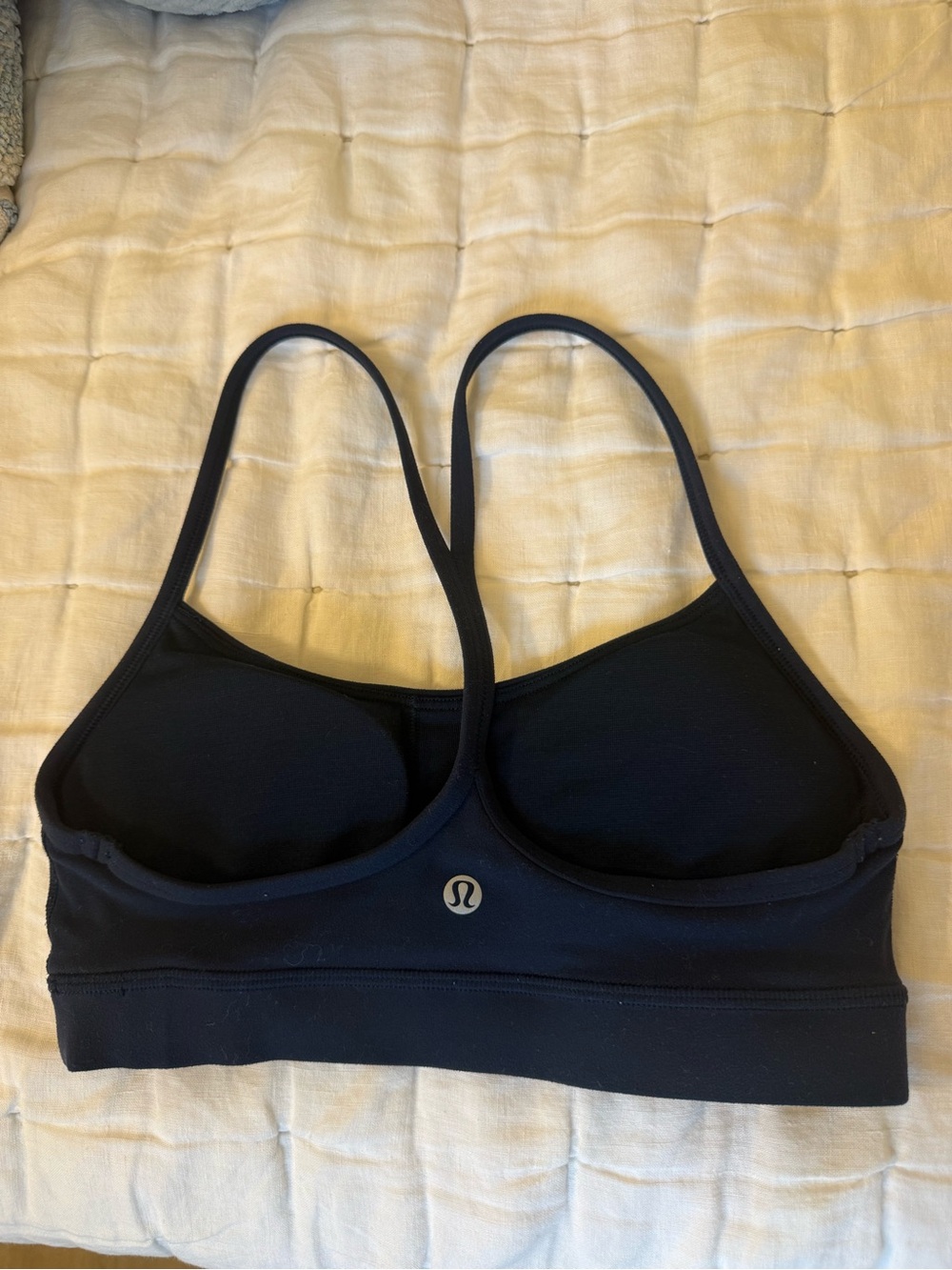 lululemon athletica Women's Navy Sports Bra - Supportive Strappy Style